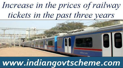 Increase in the prices of railway tickets