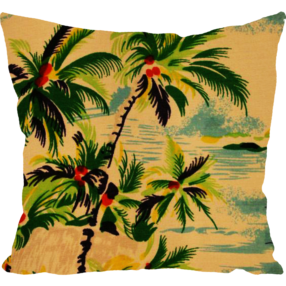 Tiki Hawaiian Cushion Covers