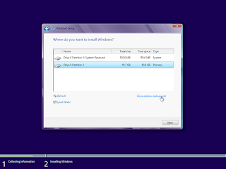 drive option for windows 8