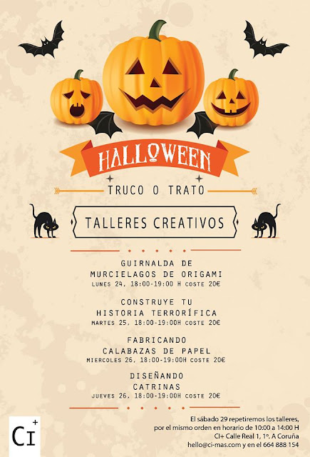 Fiestas de Halloween para niños 2016, Halloween para niños en A Coruña,