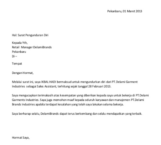 Contoh Surat Menolak Tawaran Kerja - Sportschuhe Herren Store
