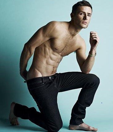 Brit Popstar Harry Judd of McFly strips sdown for Attitude Magazine once 