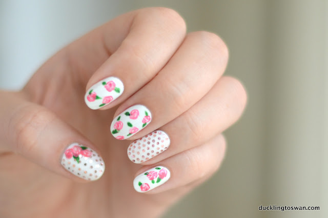 Roses Flowers Nail Art Cath Kidston