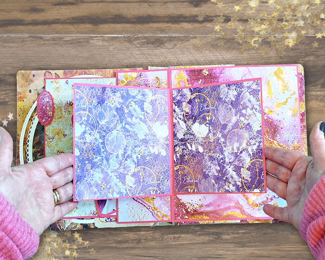 Ciao Bella Paper NEW Ethereal Collection - Chipboard album by Lou Sims