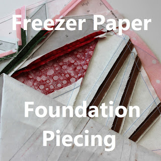 freezer paper foundation piecing-paper piecing-quilt piecing-quilt tutorial