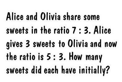 ratio problem solving questions tes