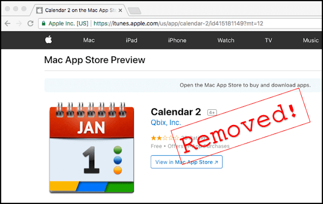 Mac Calendar App Which Mines Cryptocurrency Removed From Apple Store