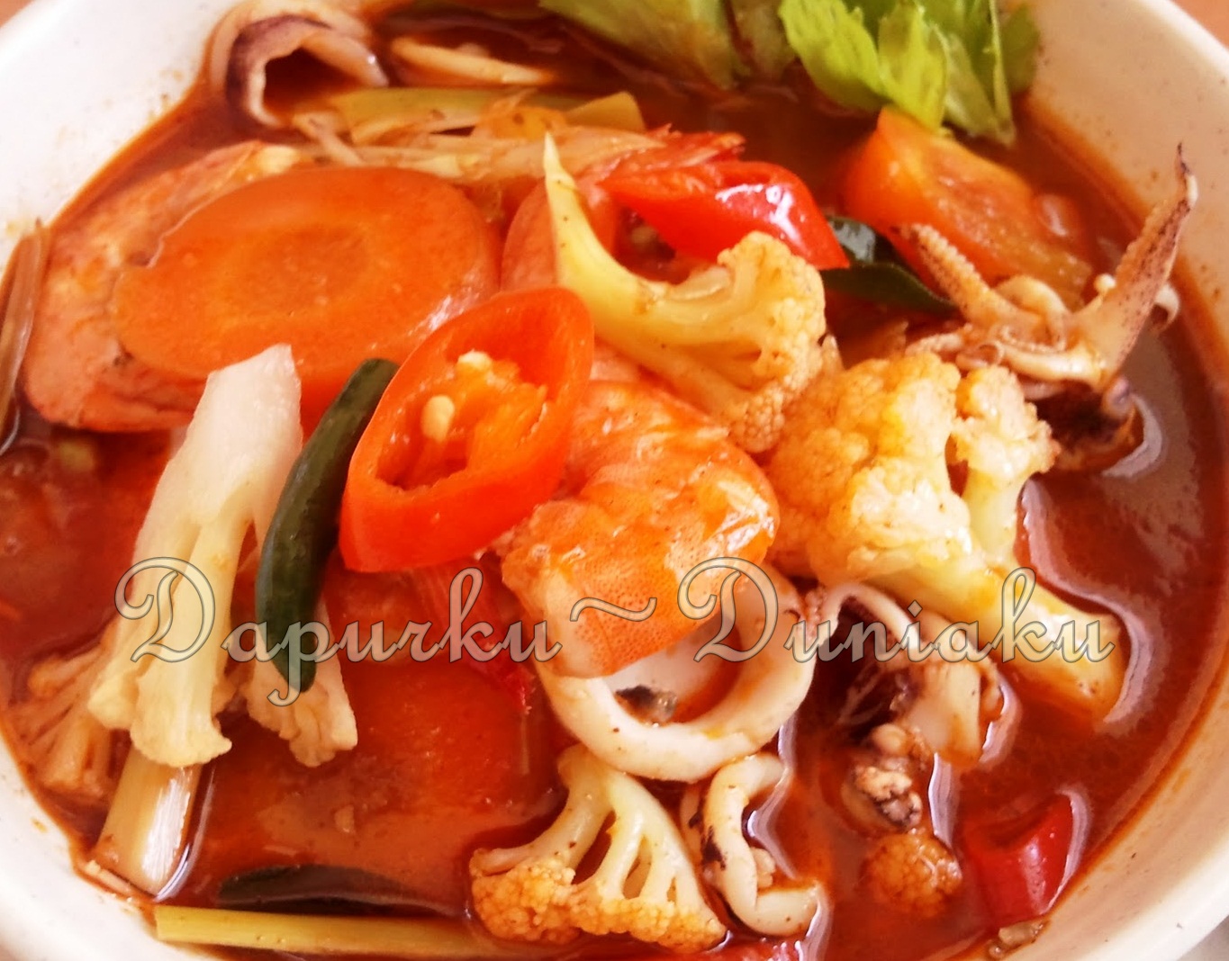 Dapurku~Duniaku: Resepi Tomyam Pekat