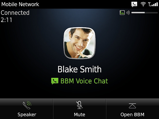 BBM Voice Outgoing Call