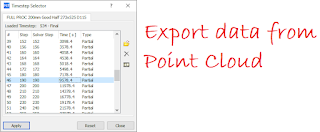 how to export data from fluent and cfx