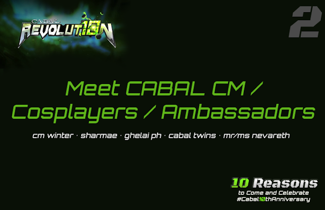 Meet CABAL CM / Cosplayers / Ambassadors