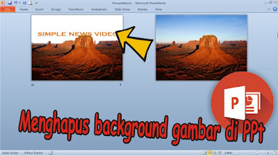Cara Menghapus Background Gambar atau Foto di PowerPoint 2010