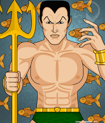 Namor desenhado no Paint