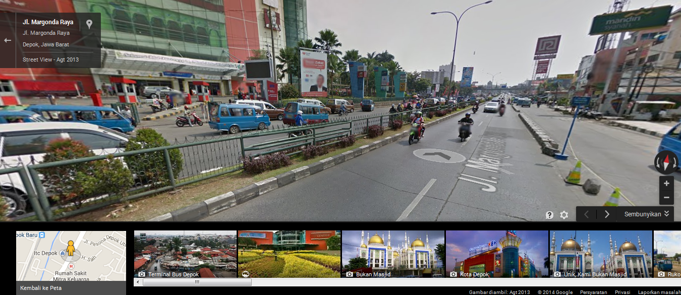 Cara Menggunakan dan Mengakses Google Street View Indonesia