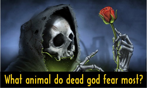 What animal do dead god fear most? Fun prize 2 (Funny cartoons school) helps your child increase IQ