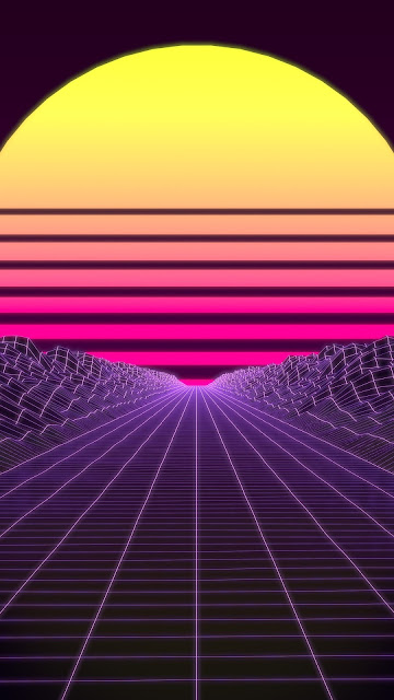 Synthwave Desktop Wallpaper