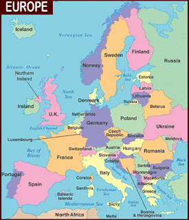 map of europe travel