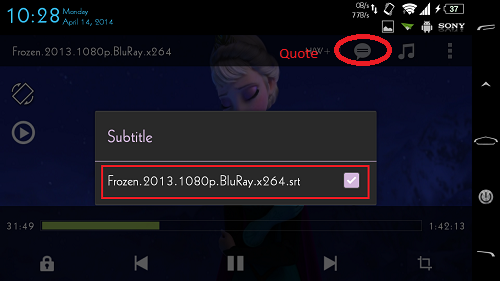 Cara Menampilkan Subtitle Film di Android
