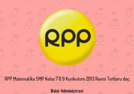 RPP Matematika SMP Kelas 7 8 9 Kurikulum 2013 Revisi Terbaru doc