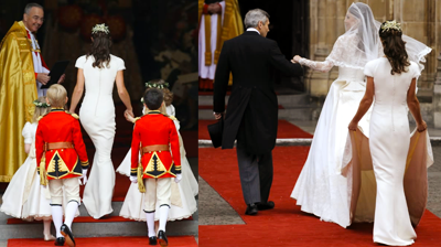 Pippa Middleton following her sister at the Royal Wedding stole the show with her stunning looks. YouTube 2011.