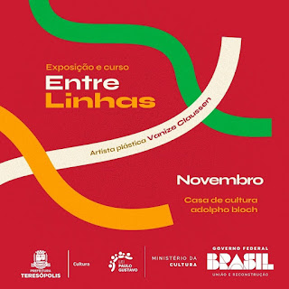 Exposição ‘Entre Linhas’ na Casa de Cultura de Teresópolis