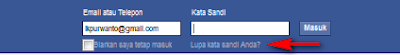 Cara Membuka Akun Facebook Karena Lupa Password 1