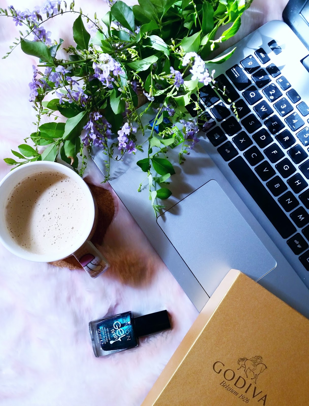 coffee nailpolish avon laptop godiva