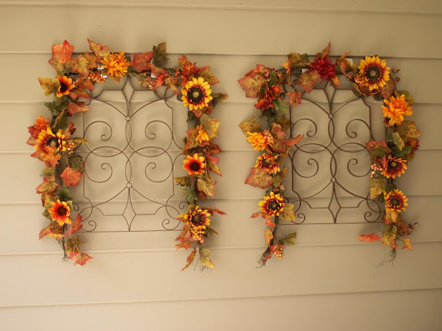 Ideas on how you can decorate your home's outdoor areas for the fall season.