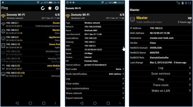 FING android app