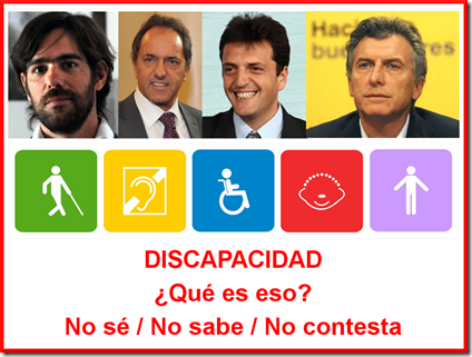 Elecciones 2015 - Discapacidad