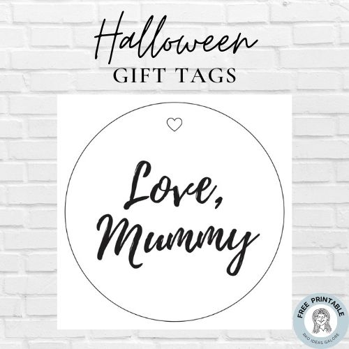 Free printable Love, Mummy gift tag