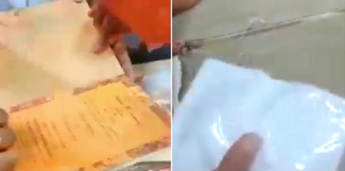 Lady Hides Drugs In Invitation Cards