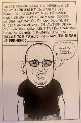 Pussey daniel clowes ausculte l'envers décor super-héroïque