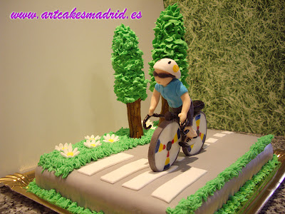 Tarta para frikys del ciclismo