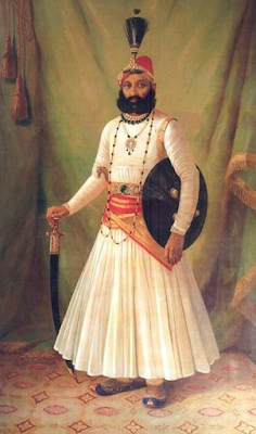 Maharaja Fateh Singh painting Raja Ravi Varma