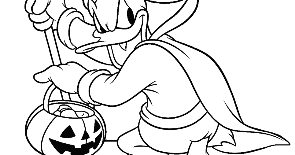Top 10 Disney Halloween Coloring Pages