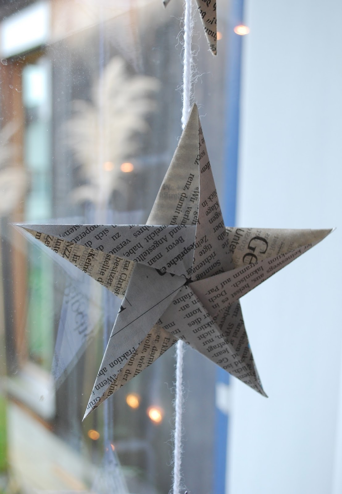 Weihnachtsprojekt Origami Stern aus Papier für  - origami weihnachtssterne anleitung