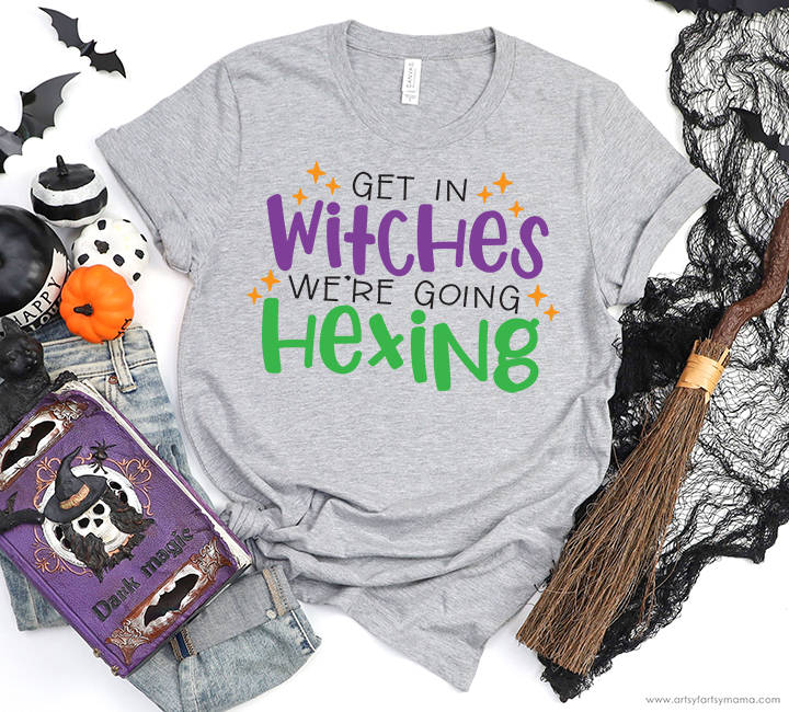 Free "Get in Witches, We're Going Hexing" Halloween SVG Cut File