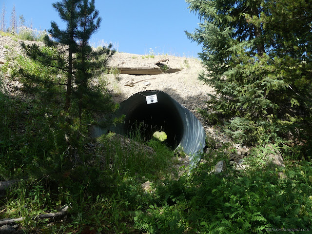 02: corrugated metal tunnel