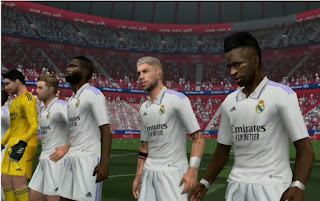 Download PES English Version PPSSPP Mod eFootball New Transfer 2023 Real Faces Graphics HD Camera PS5