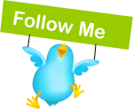 Free Twitter Button 1 - How to Put a Twitter Follow Me Button Icon on a Blogger Blog