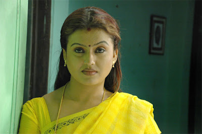 tamil actress in yellow saree