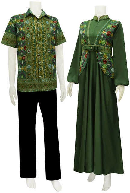  Model  Baju  Gamis  Batik Motif  Etnik Batik Bagoes Solo