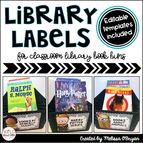 classroom library labels