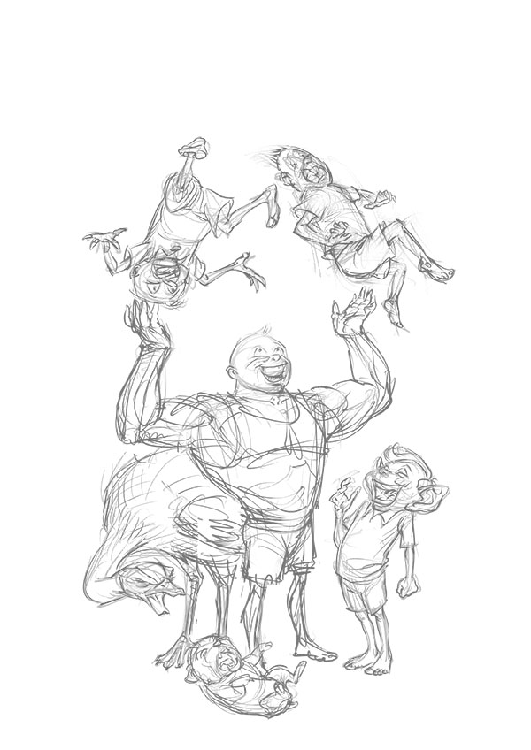 bantul the great quick digital sketch