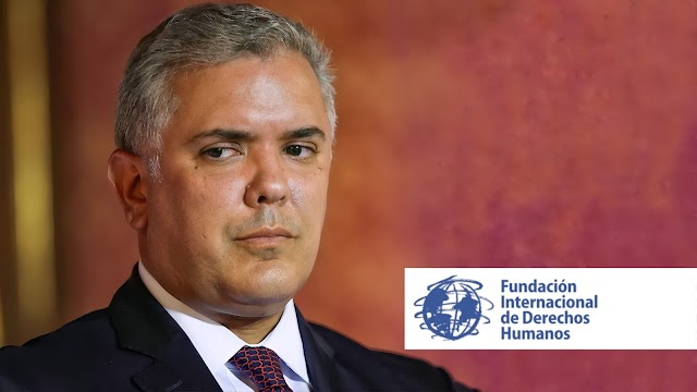 La Fundación Internacional de Derechos Humanos solicita el arresto del presidente Iván Duque