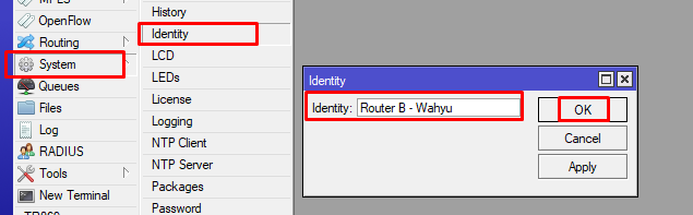 Identitas Router B