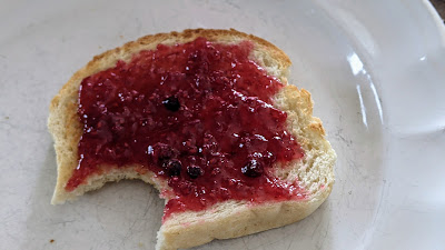 Raspberry Jam on Toast