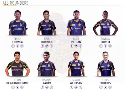 KKR all-rounders