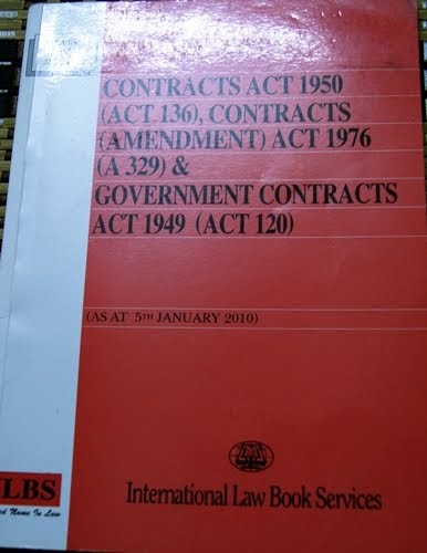 Lestary Shoppe: CONTRACT ACT 1950 (ACT 136), CONTRACTS ...